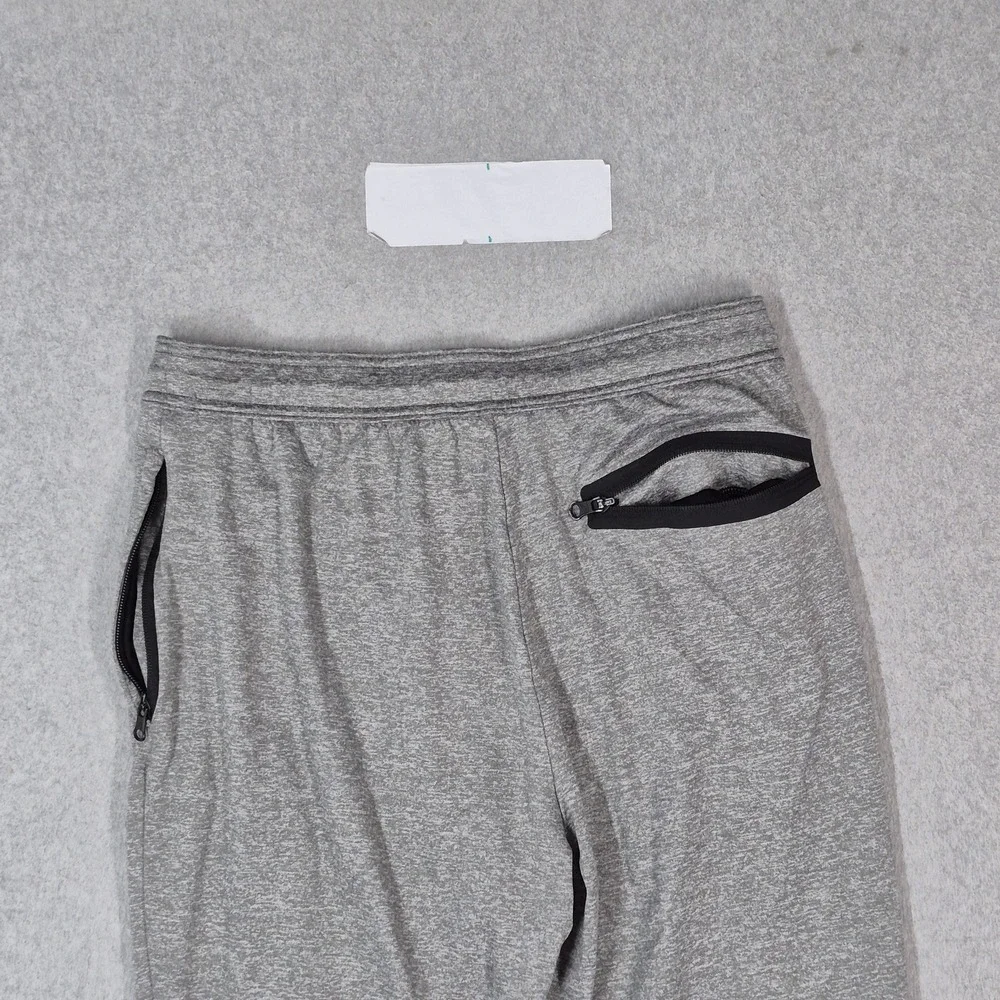 American Eagle Men Activewear Pants M Gray Jogger Fleece Pockets 25
